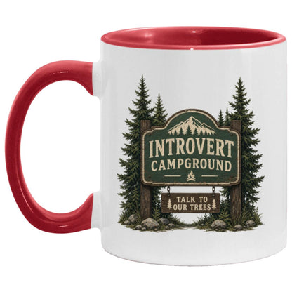 Introvert Campground coffee mug