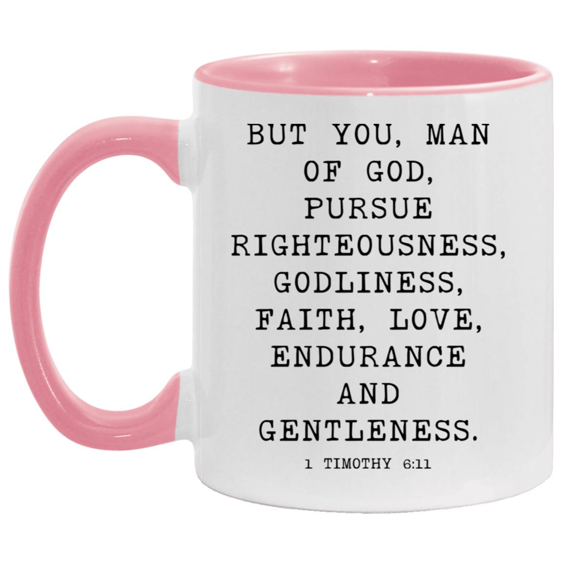 Man of God Bible Verse coffee mug