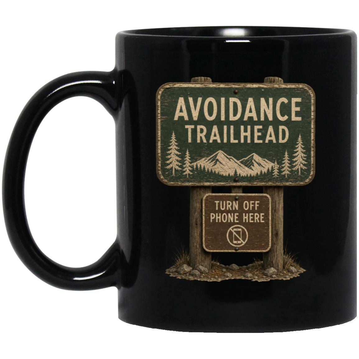 Avoidance Trailhead coffee mug