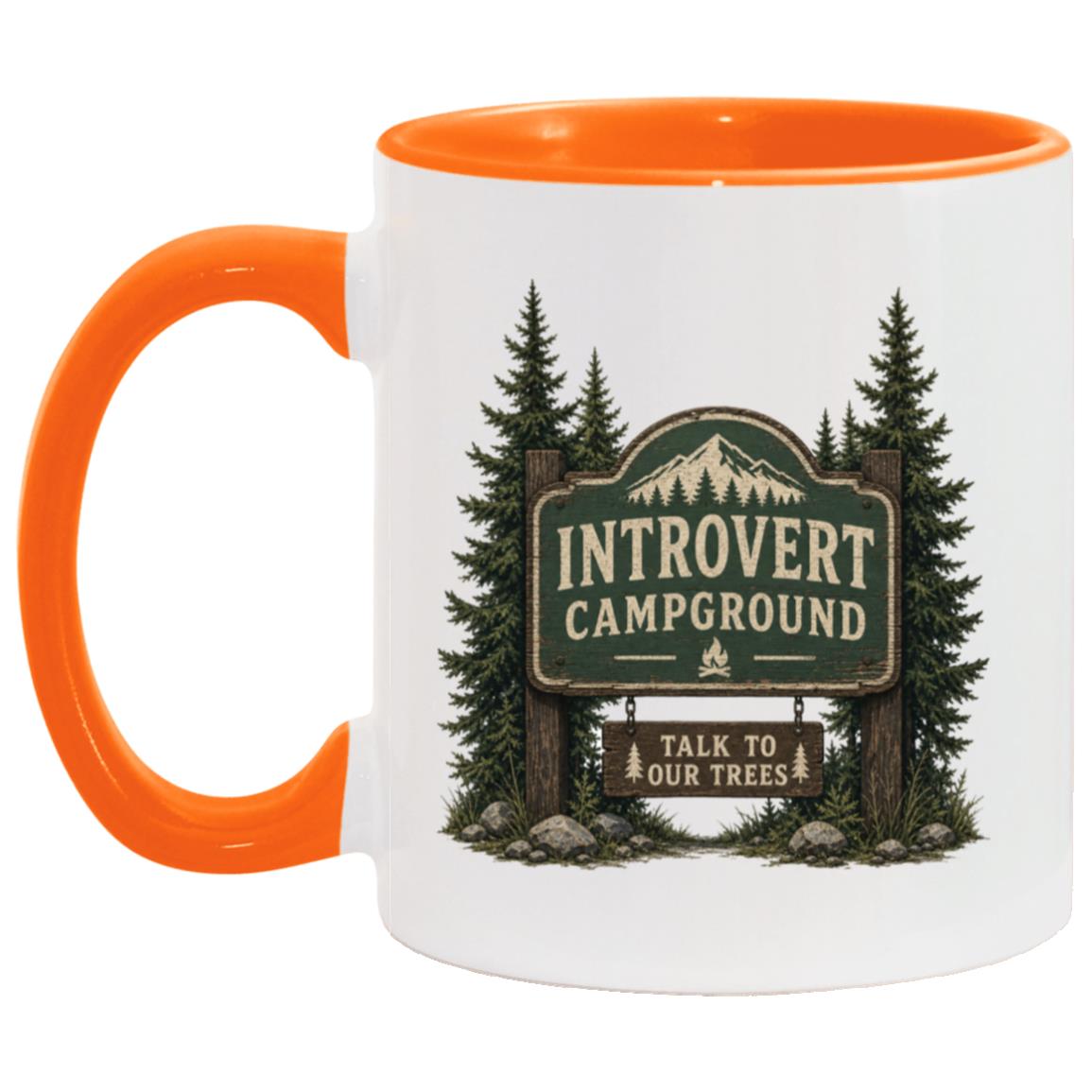 Introvert Campground coffee mug