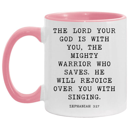The Lord is With You Bible Verse coffee mug