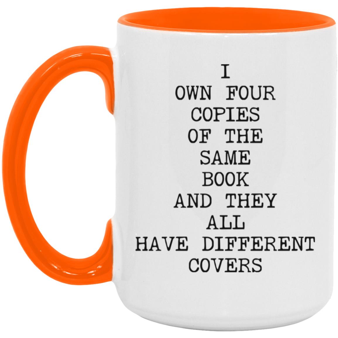Four Copies Different Covers coffee mug