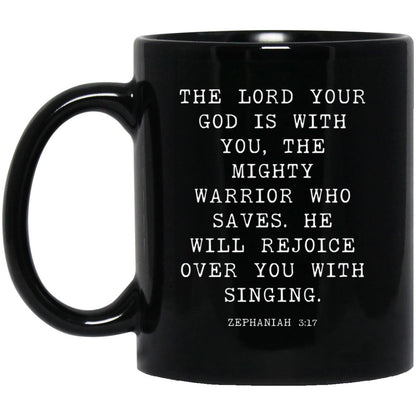 The Lord is With You Bible Verse coffee mug