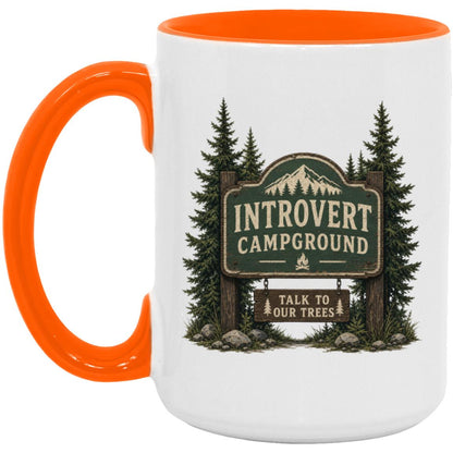 Introvert Campground coffee mug