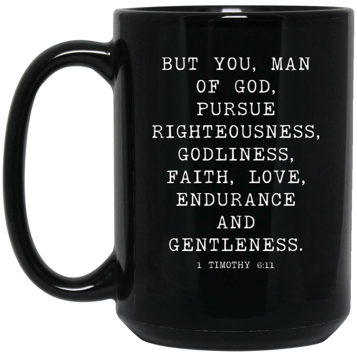 Man of God Bible Verse coffee mug