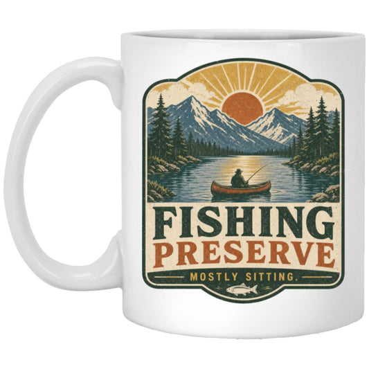 Fishing Preserve coffee mug