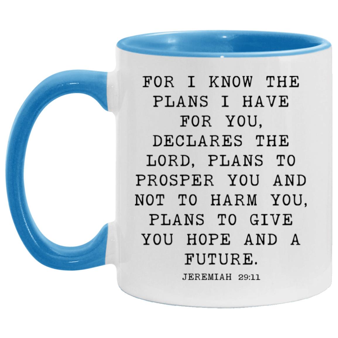 For I Know the Plans coffee mug