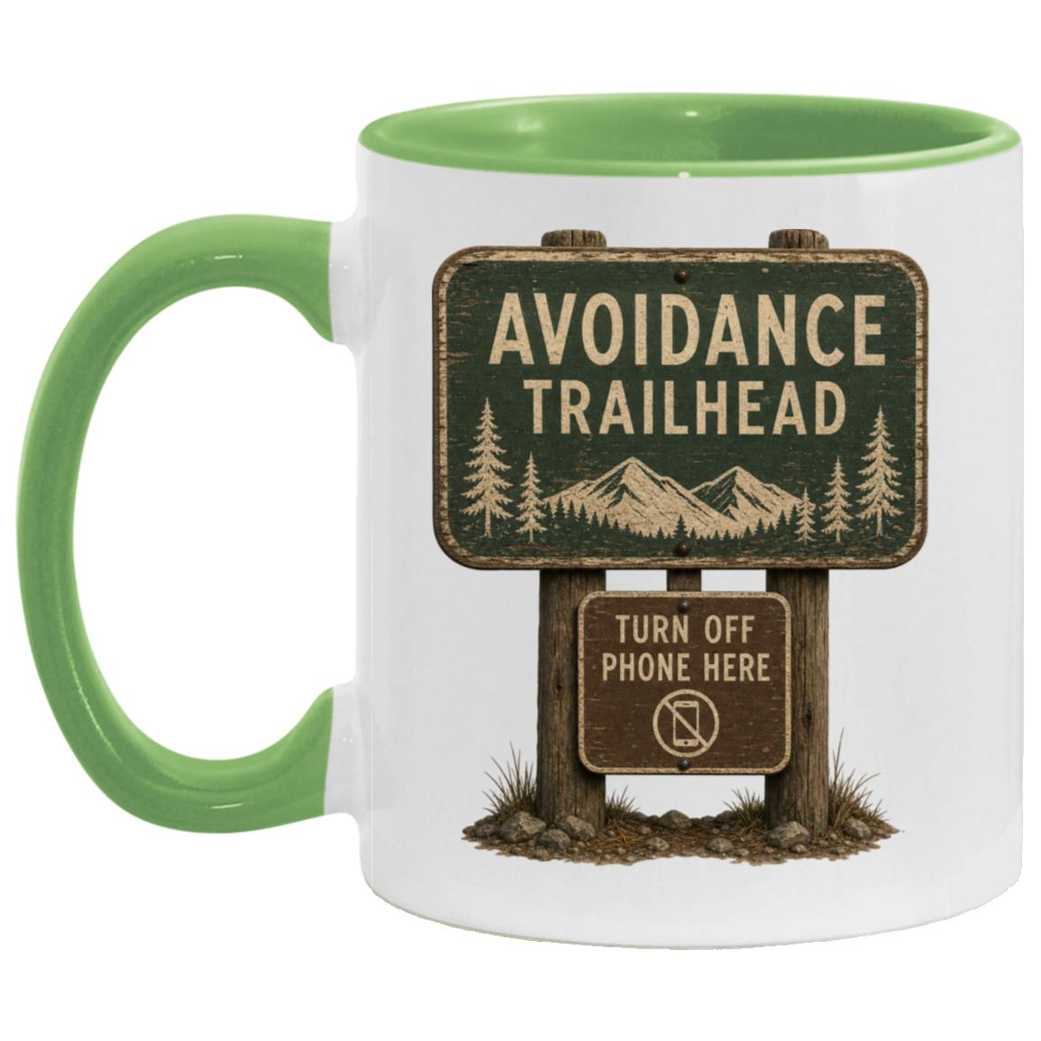 Avoidance Trailhead coffee mug