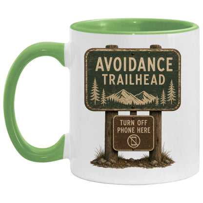 Avoidance Trailhead coffee mug