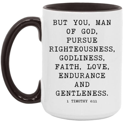 Man of God Bible Verse coffee mug