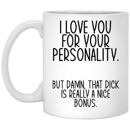 Funny naughty coffee mug