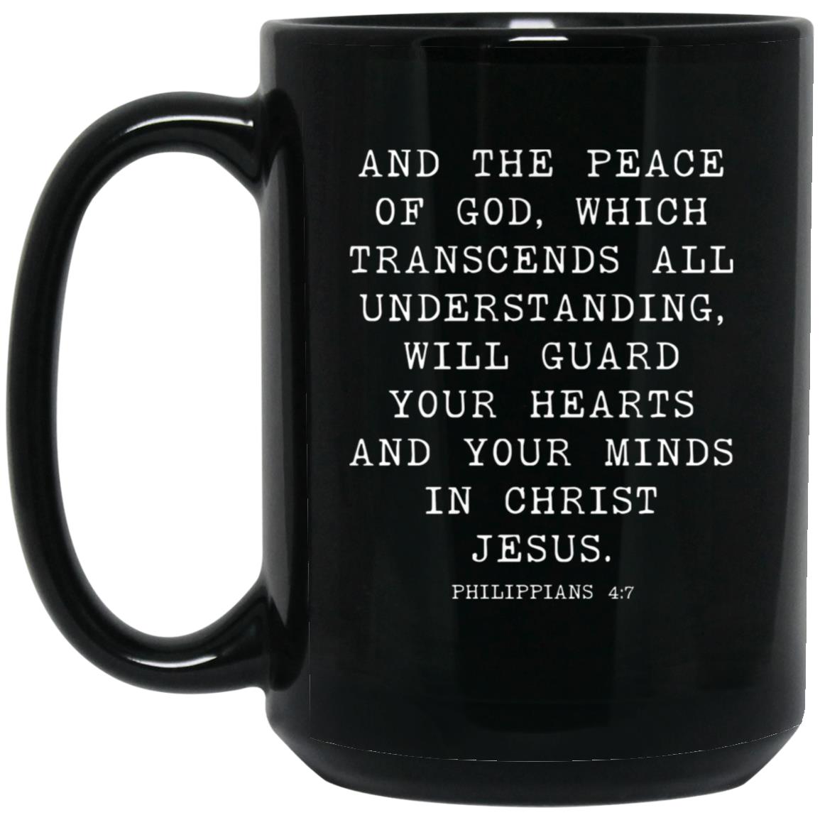Peace of God Bible Verse coffee mug