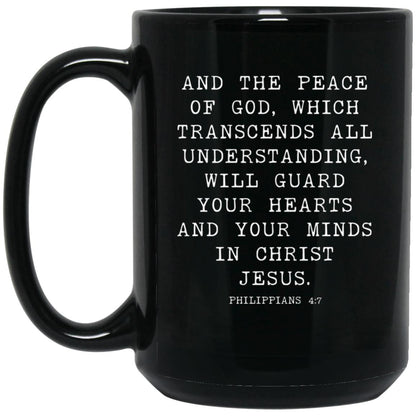 Peace of God Bible Verse coffee mug