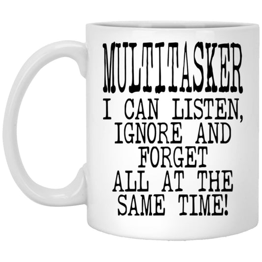 Funny multitasker sarcastic office coffee mug