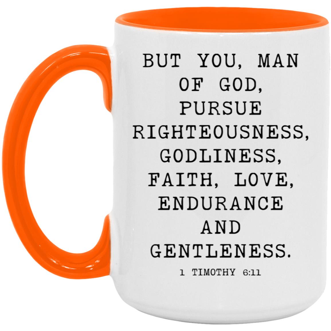 Man of God Bible Verse coffee mug