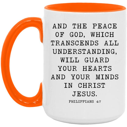 Peace of God Bible Verse coffee mug