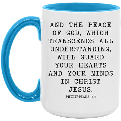 Peace of God Bible Verse coffee mug