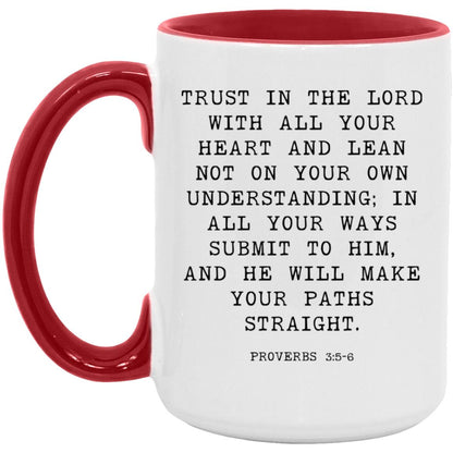 Trust in the Lord coffee mug