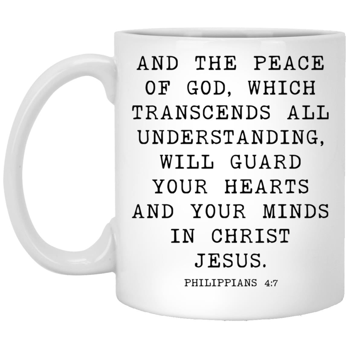 Peace of God Bible Verse coffee mug