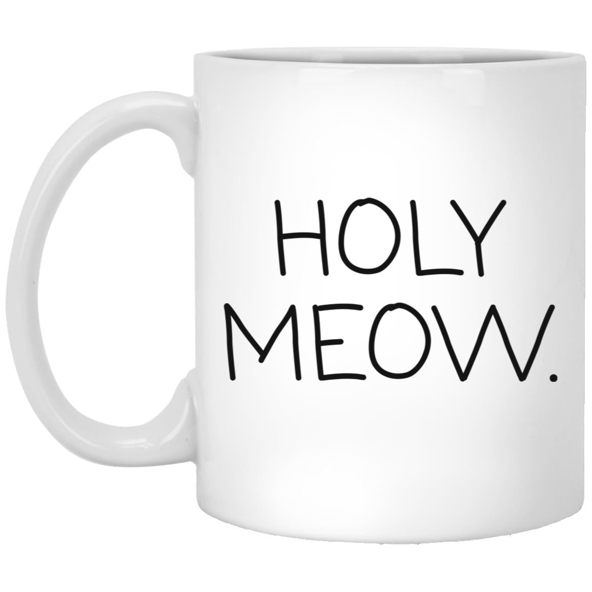 Holy Meow coffee mug