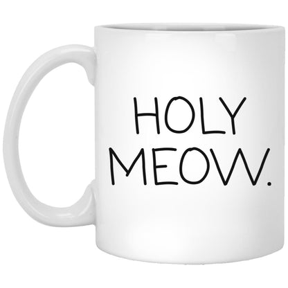 Holy Meow coffee mug