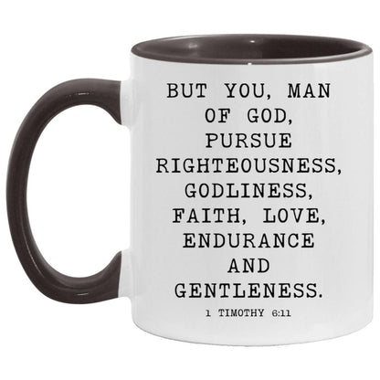 Man of God Bible Verse coffee mug