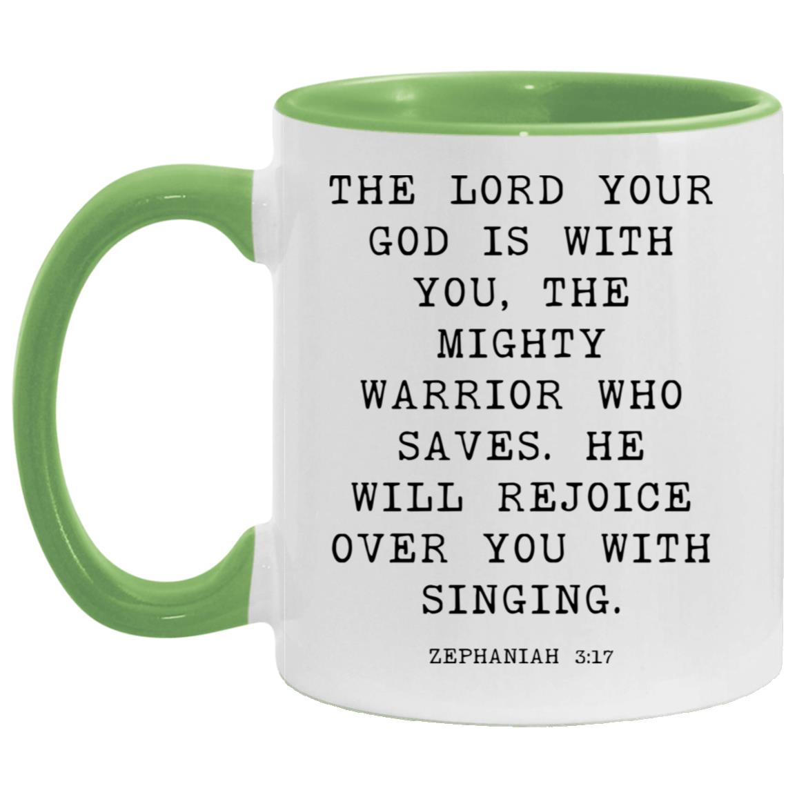The Lord is With You Bible Verse coffee mug