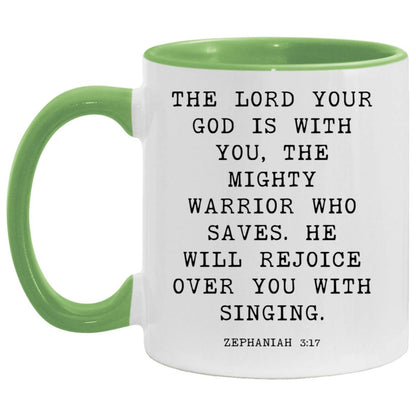 The Lord is With You Bible Verse coffee mug