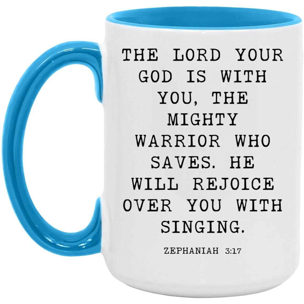 The Lord is With You Bible Verse coffee mug