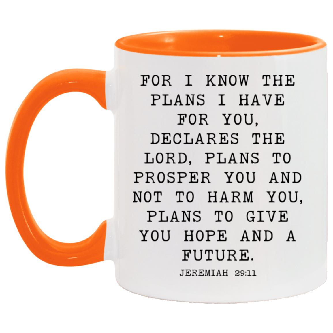 For I Know the Plans coffee mug