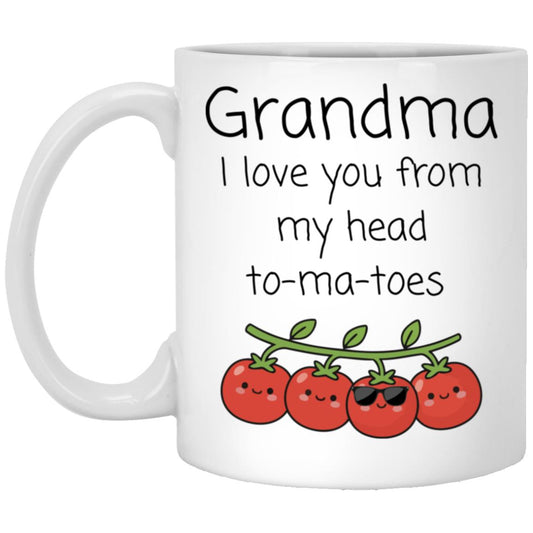 Grandma to ma toes. coffee mug