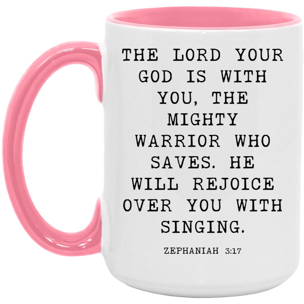 The Lord is With You Bible Verse coffee mug