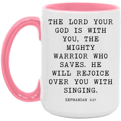 The Lord is With You Bible Verse coffee mug