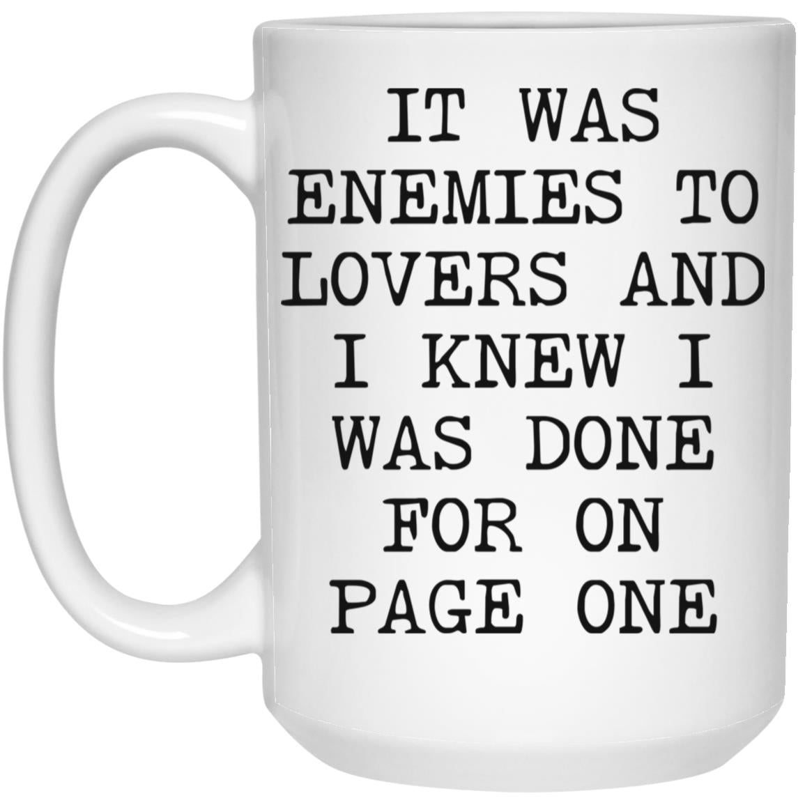 Enemies to Lovers coffee mug
