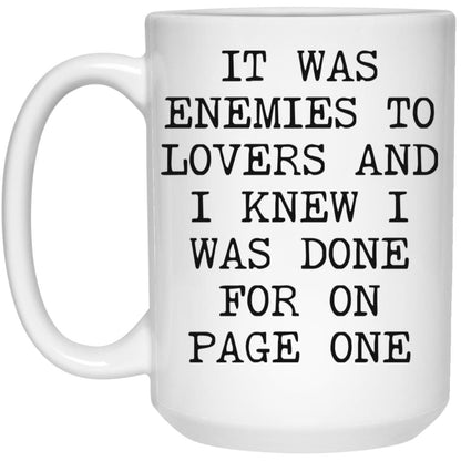 Enemies to Lovers coffee mug