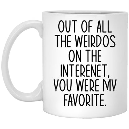 Funny valentine coffee mug