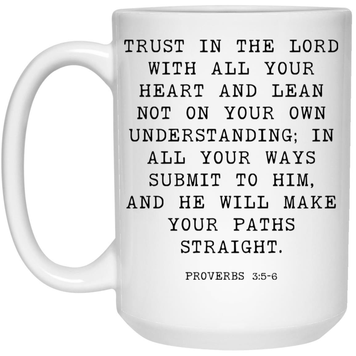Trust in the Lord coffee mug