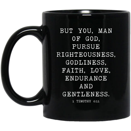 Man of God Bible Verse coffee mug