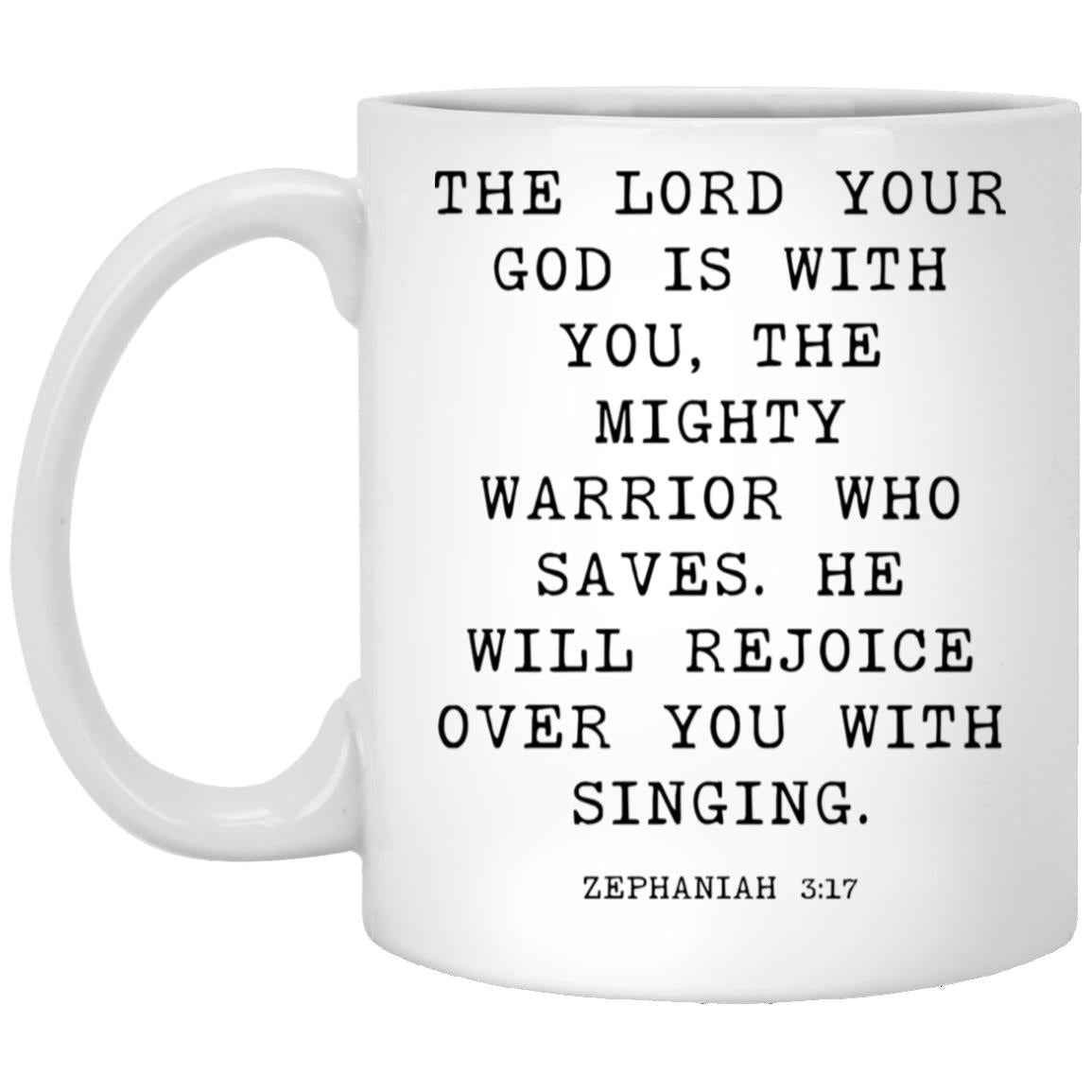 The Lord is With You Bible Verse coffee mug