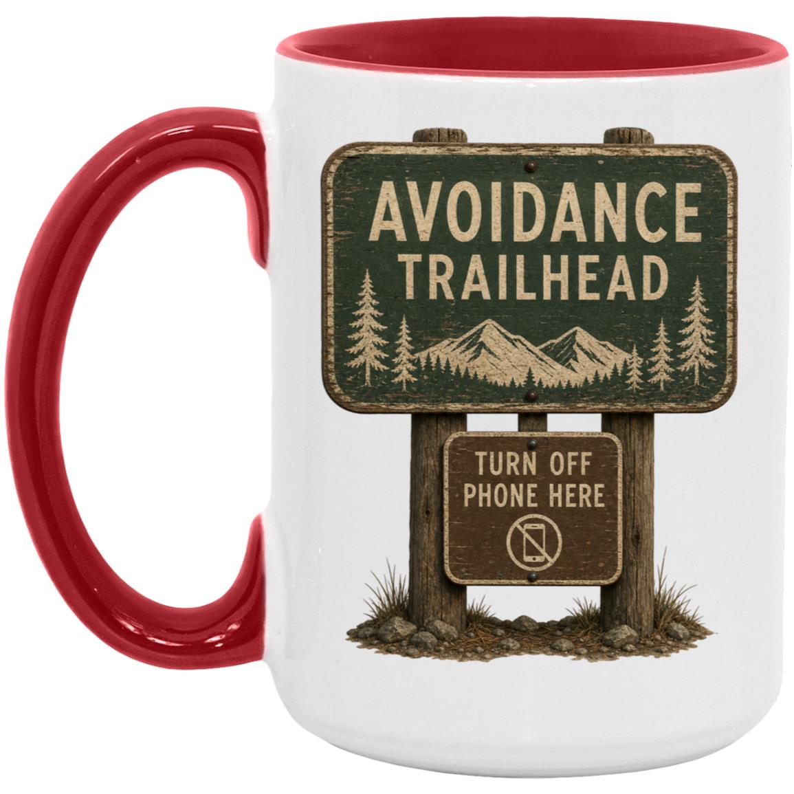 Avoidance Trailhead coffee mug