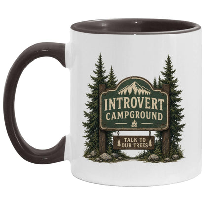 Introvert Campground coffee mug