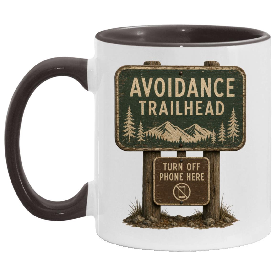 Avoidance Trailhead coffee mug