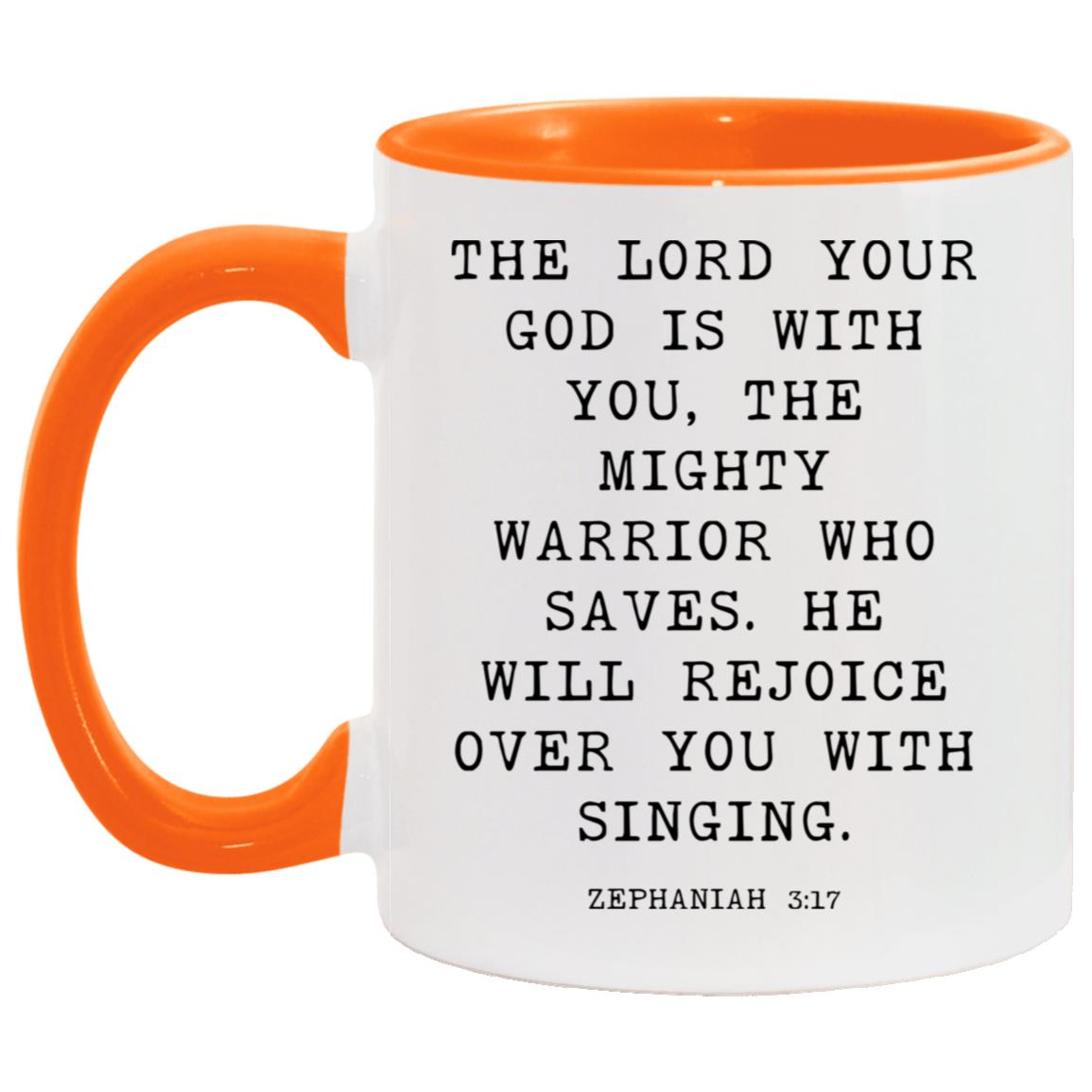 The Lord is With You Bible Verse coffee mug