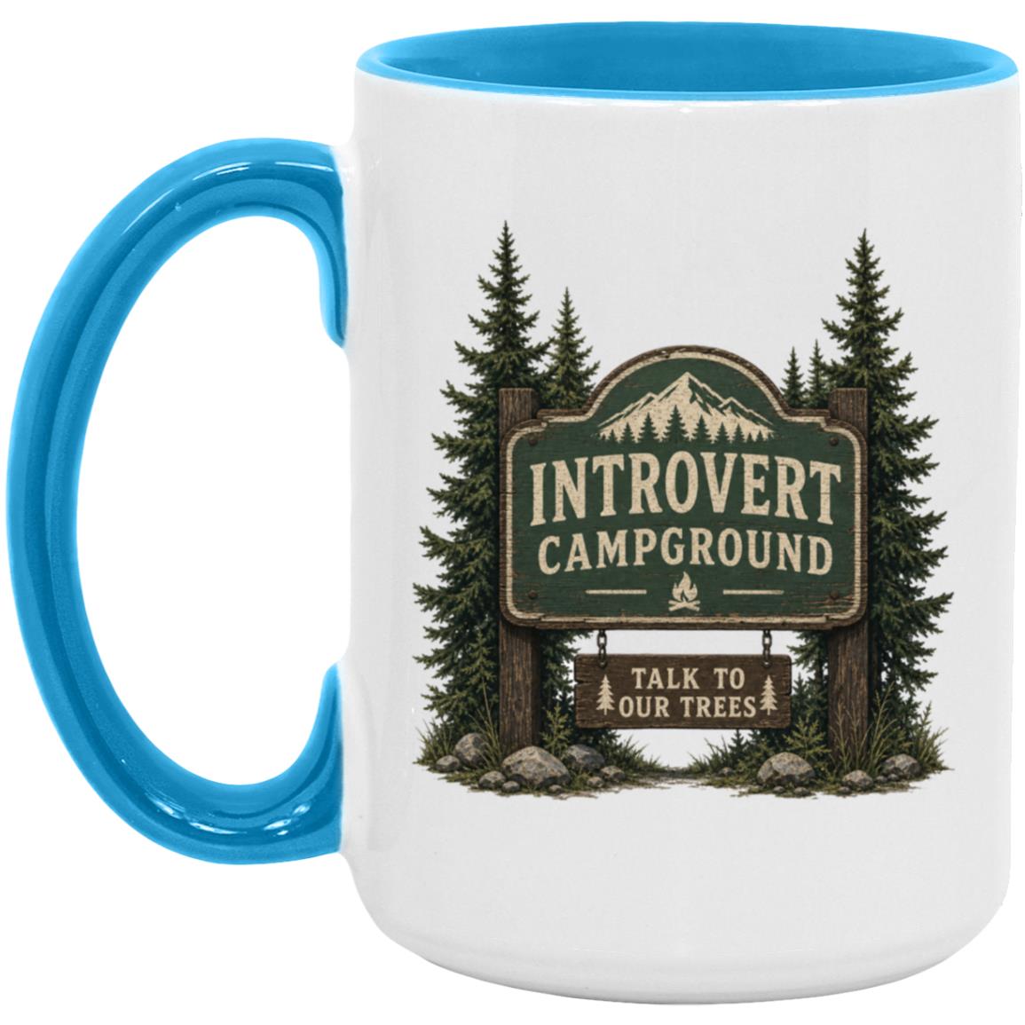 Introvert Campground coffee mug