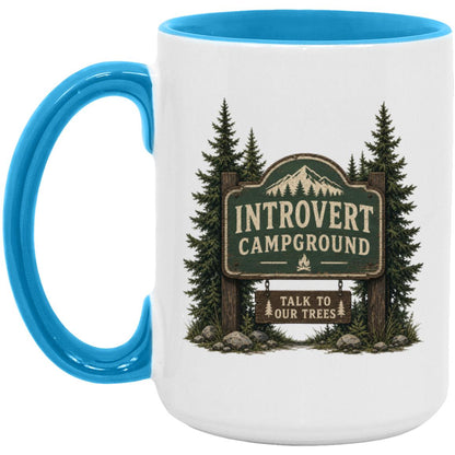 Introvert Campground coffee mug