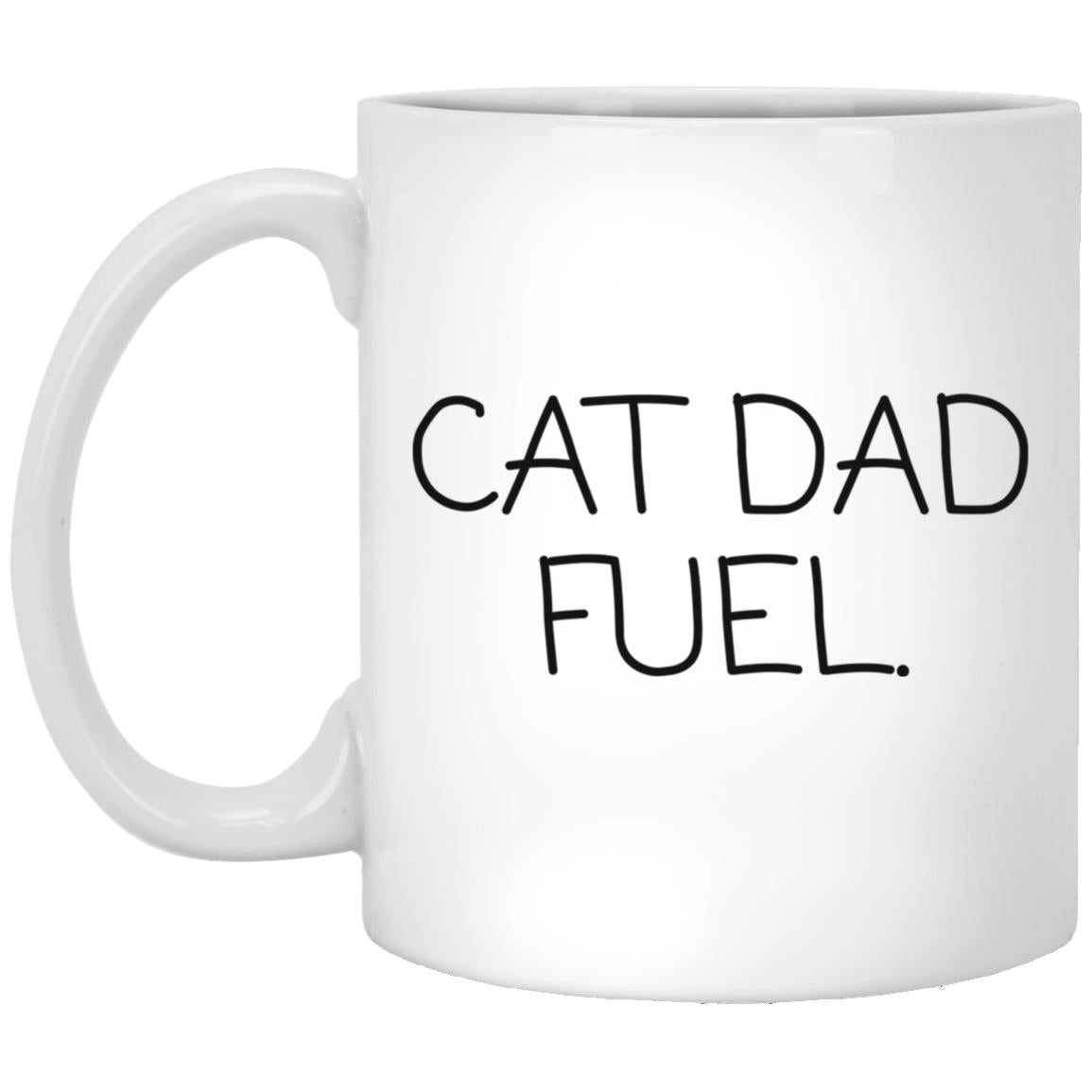 Cat Dad Fuel coffee mug