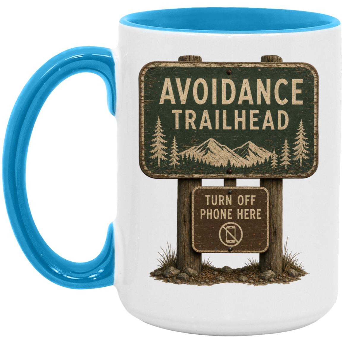 Avoidance Trailhead coffee mug
