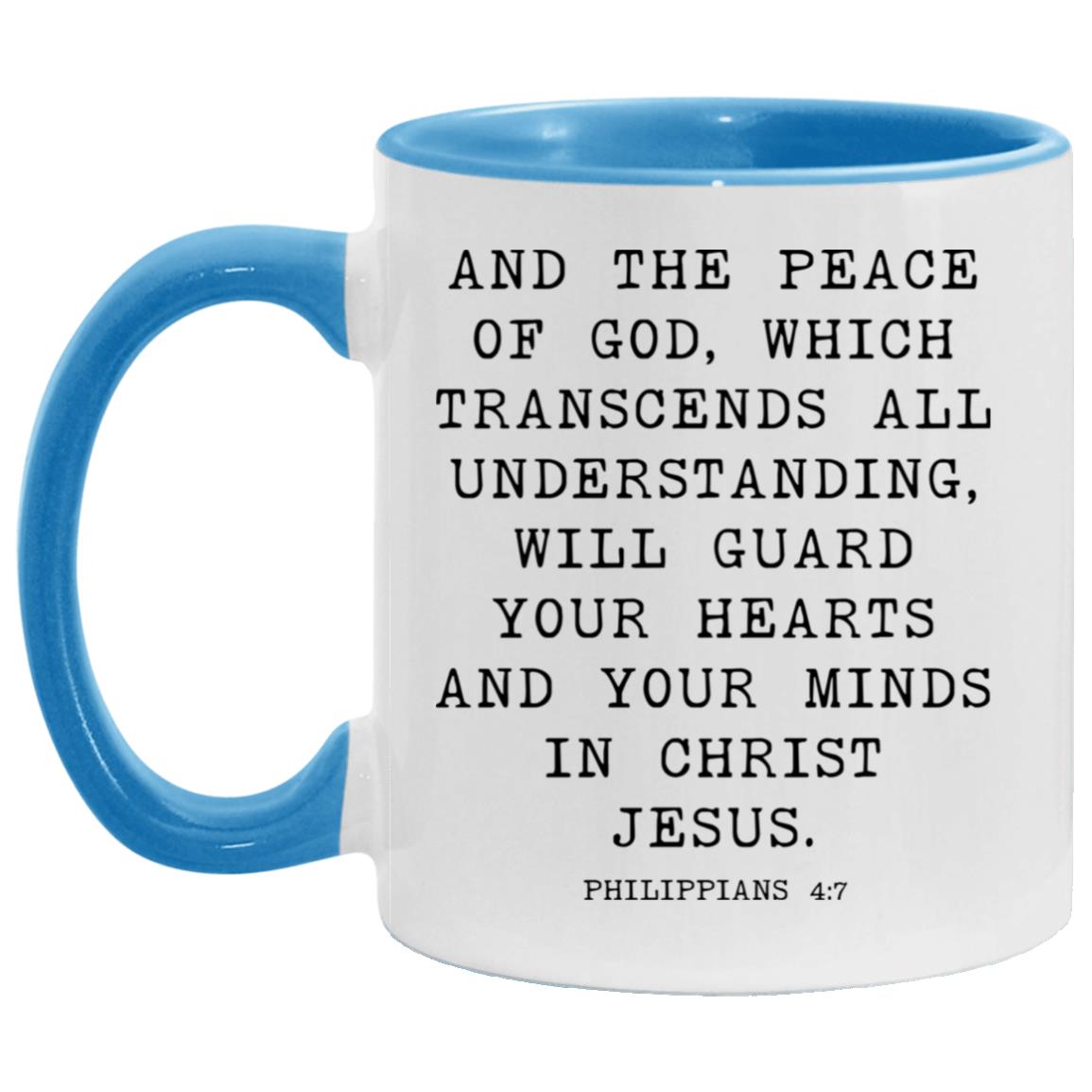 Peace of God Bible Verse coffee mug