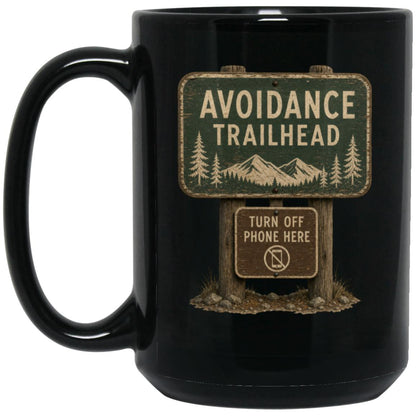 Avoidance Trailhead coffee mug