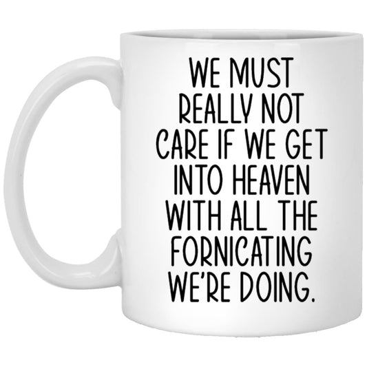 Funny valentine coffee mug